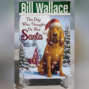 Festive Dog Storybook with Santa Hat Cover